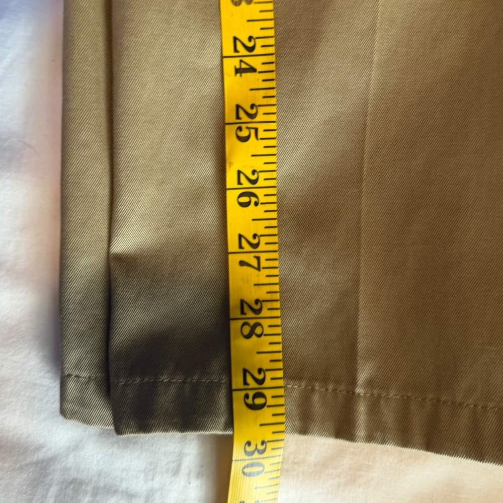 Dockers Signature Khaki D3 Classic Fit Pleated Pants Men 36x30 Dark Khaki Cotton - Picture 8 of 11